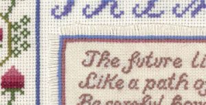 First Nation American wisdom sampler detail
