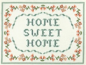 Home Sweet Home cross stitch