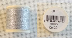 Anchor metallic silver 301