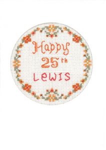 chilli round age card cross stitch