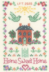 mini Home Sweet Home sampler cross stitch
