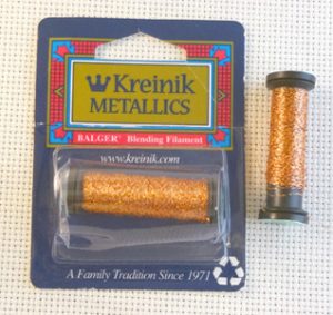 Kreinik metallic orange