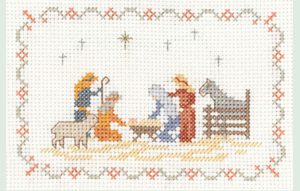 Mini Nativity Sampler cross stitch kit