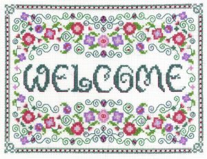 Welcome Sampler cross stitch kit