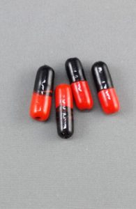 glass capsule beads