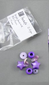 purple beads mix