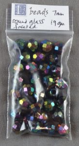 Vintage faceted beads