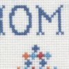 detail of home sweet home sampler