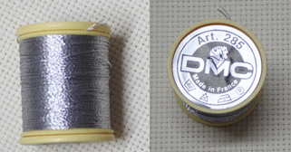 Anchor metallic silver 285