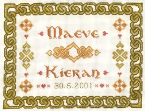 celtic wedding sampler cross stitch