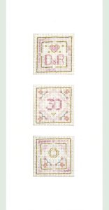 Window 30th Anniversary card cross stitch