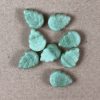 pale green leaf beads