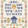 harvest traditional sampler cross stitch kit